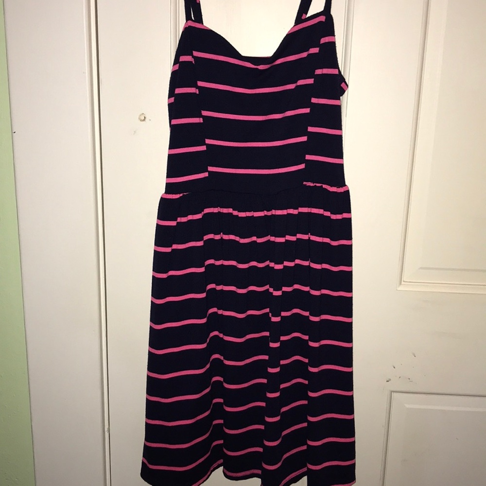 navy and hot pink dress only wore about 2 times